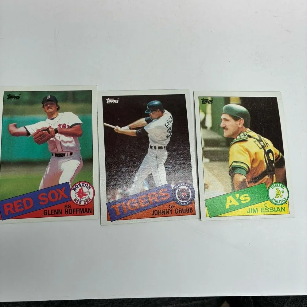 1985 Topps Baseball Complete Set (#1-792): McGwire, Clemens, Puckett RCs